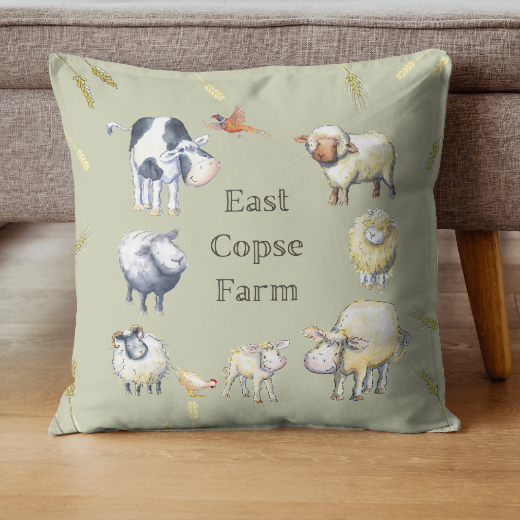 Farm Animals Cushion Country Living Marketplace