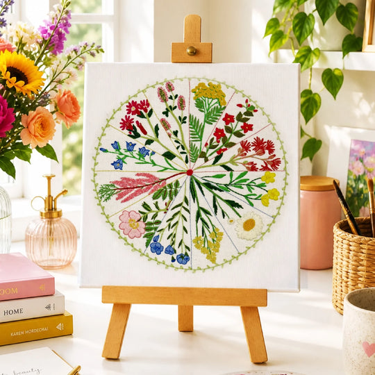 Woodland Blossoms Hand Embroidery Kit
