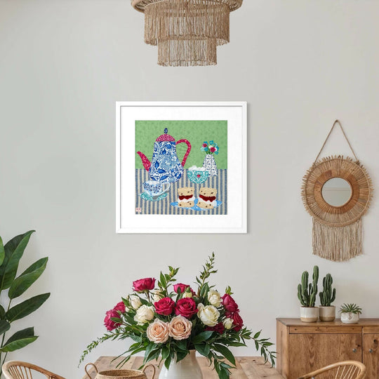 'Devon Cream Tea' - Limited Edition Art Print