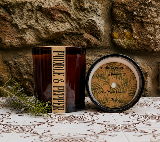Bay & Rosemary Soy Candle