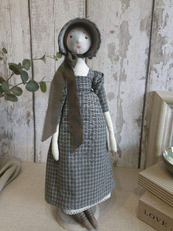 Regency Style Fabric Art Doll - Maud