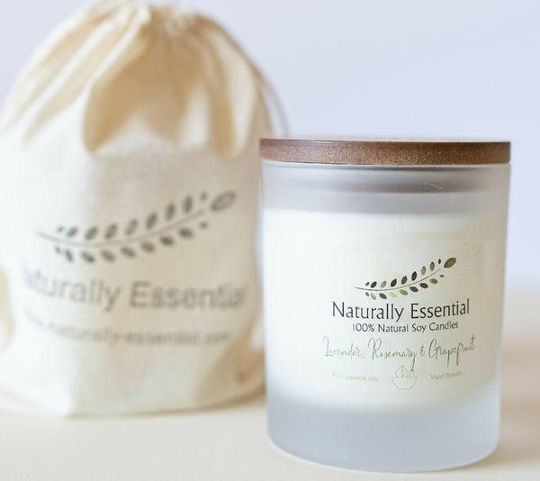 Natural Soy Wax Candle with Pure Essential Oils – 30cl