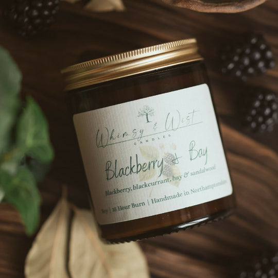 Blackberry & Bay Scented Soy Candle