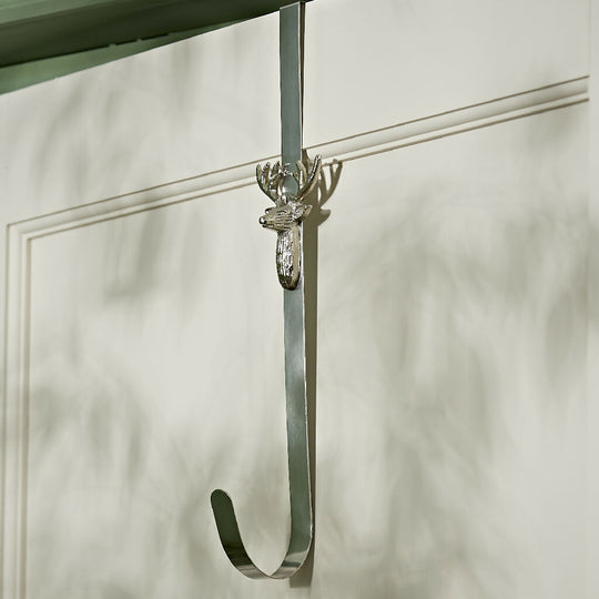 Vintage Stag Head Door Wreath Hanger