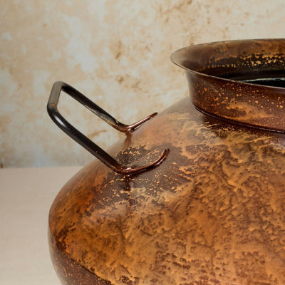 Rustic Finish Belly Planter Kalam