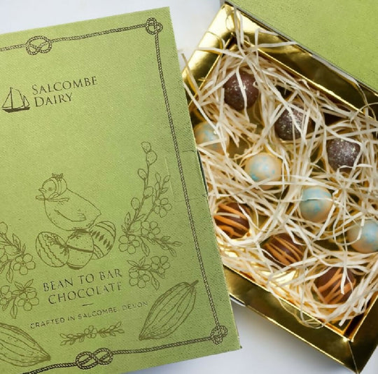 Hand-Decorated Mini Easter Egg Truffles