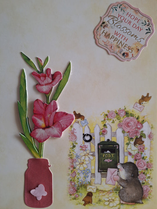 Mole Post Greeting Card