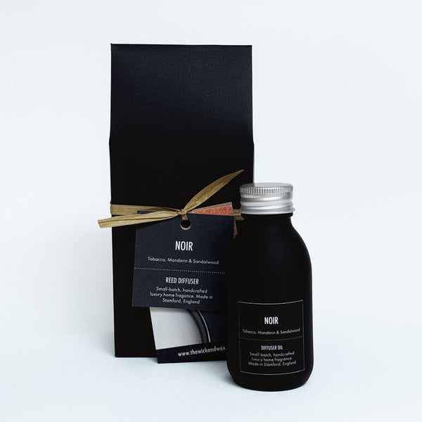 Noir - Scented Reed Diffuser (Super-Long Lasting | Plant-based)
