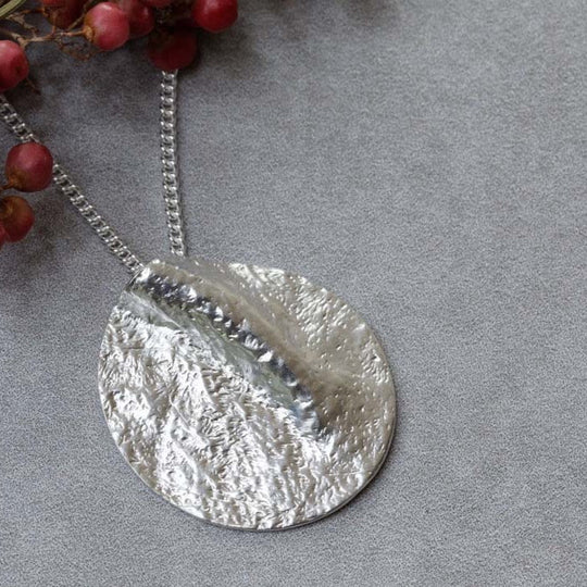 Crushed Circle pendant