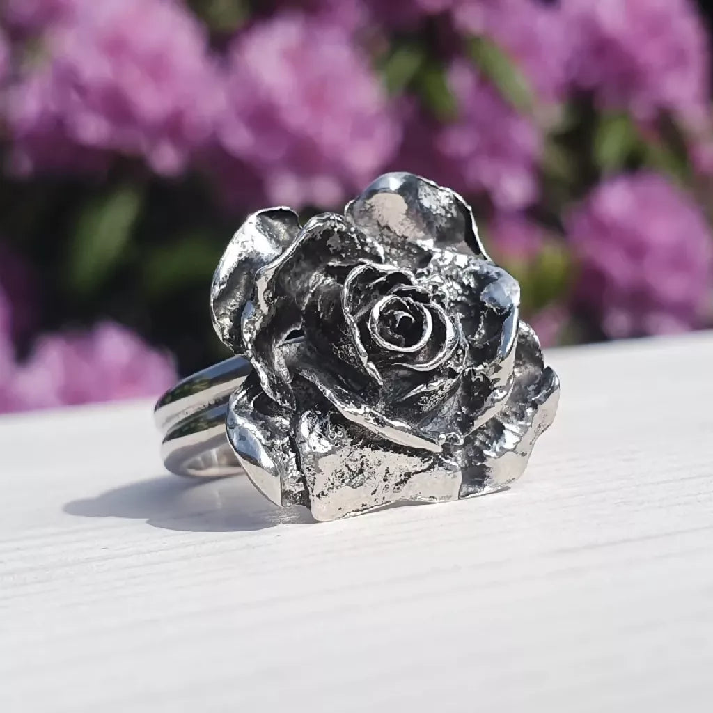 The Garden Rose | Fine and Sterling Silver Ring