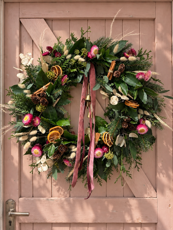 Luxury Dried Flower DIY Christmas Wreath Box