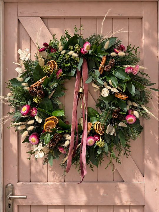 Luxury Dried Flower DIY Christmas Wreath Box