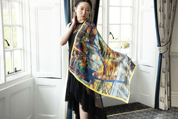 Golden Gondolas scarf