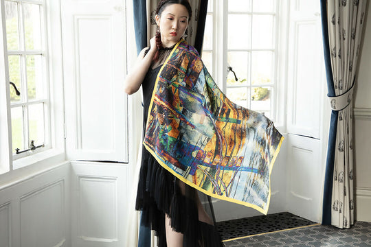 Golden Gondolas scarf