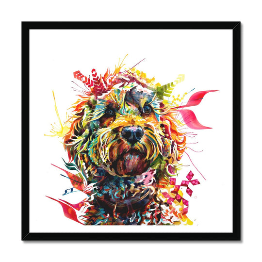 Mabel the Cockapoo Framed Print