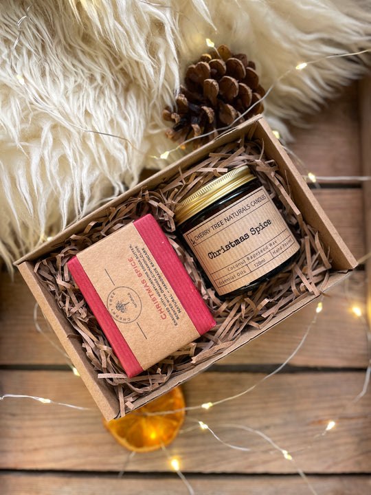 Christmas Spice Candle and Soap Gift Set