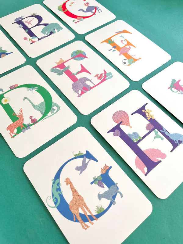 Colourful Alphabet Flashcards