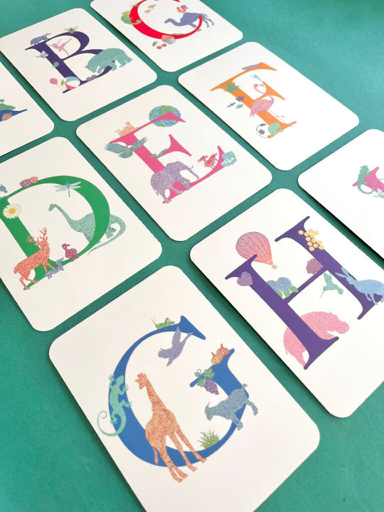 Colourful Alphabet Flashcards