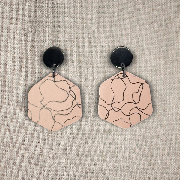 Frida | Hex | Drop Earrings