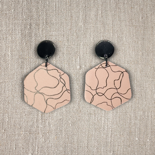 Frida | Hex | Drop Earrings
