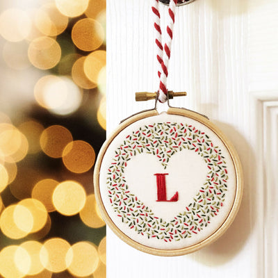 Alphabet Christmas Decoration Embroidery Kit 2