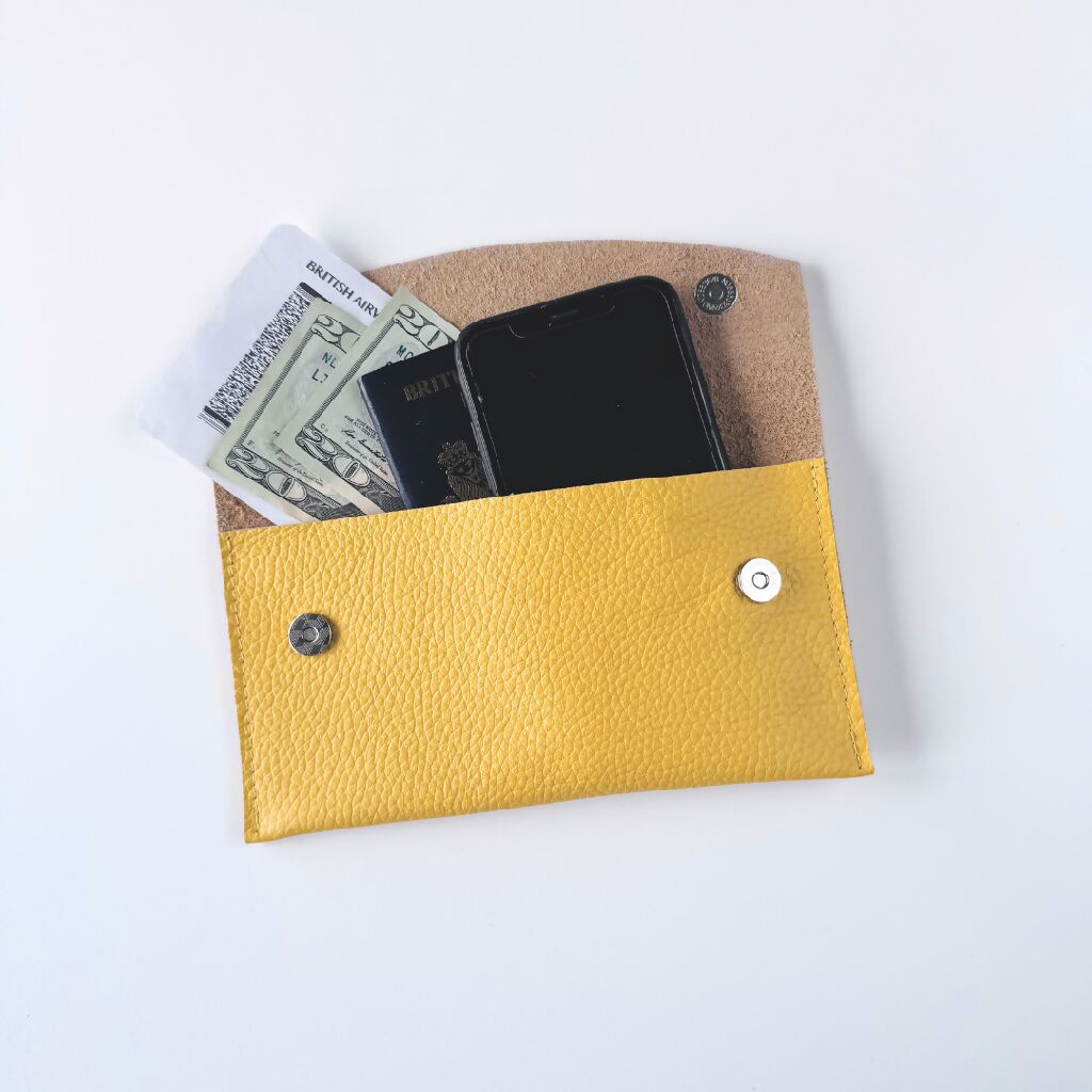 Leather Passport Travel Wallet