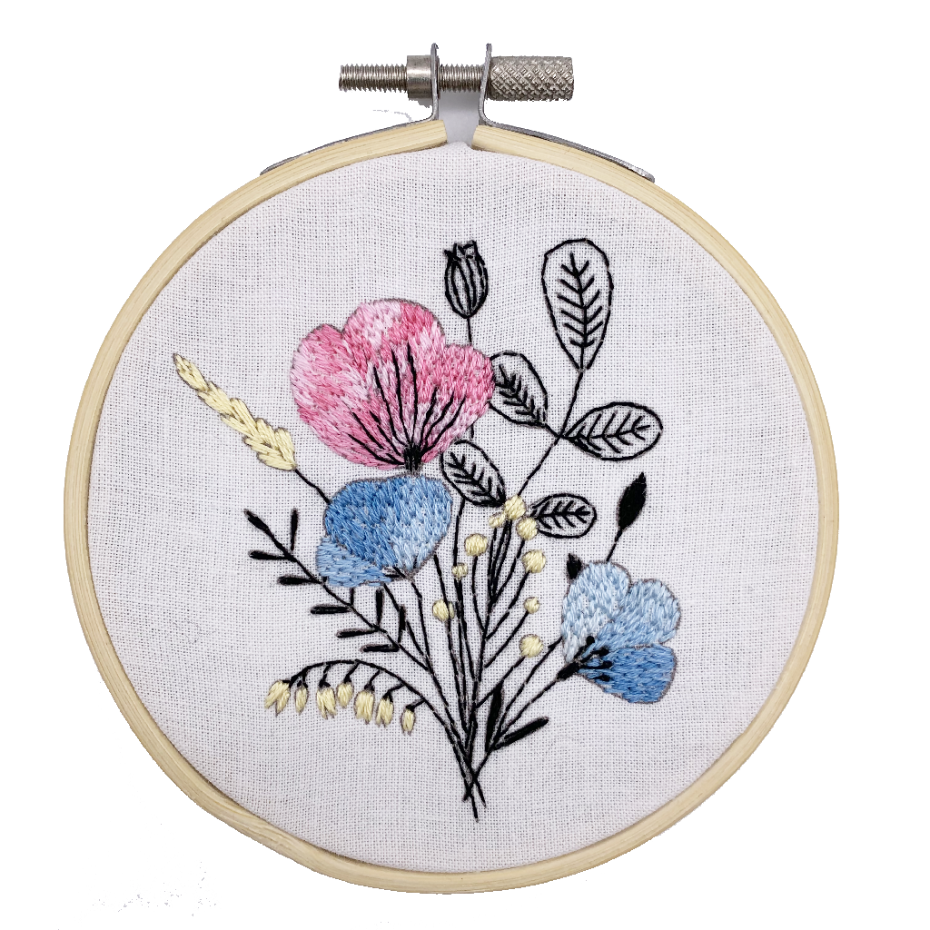 Floral Embroidery Kit