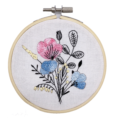 Floral Embroidery Kit