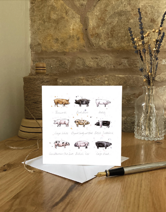 Oink | Greetings Card
