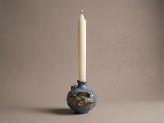 Elegant Woodland Handmade Ceramic Candlestick Holder