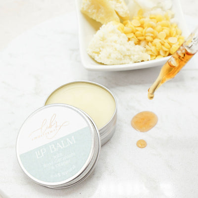 Lip Balm with Rose Geranium & Orange