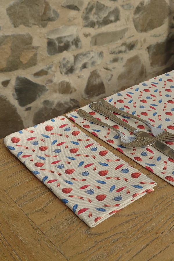 Organic Napkin - Machair Petals Multi