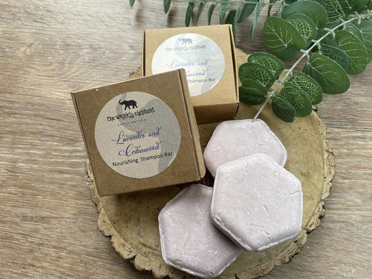 Natural Solid Shampoo bar - Lavender & Cedarwood