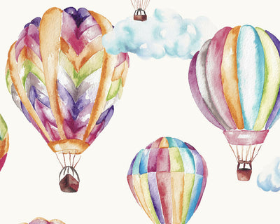 Hot Air Balloons Curtain Fabric