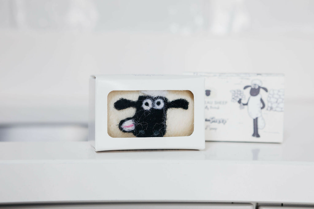 Shaun the Sheep x Little Beau Sheep Felted Soap