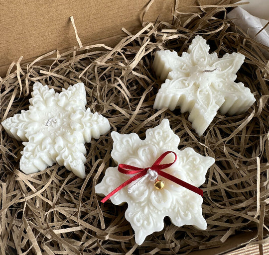 Snowflake Candles set