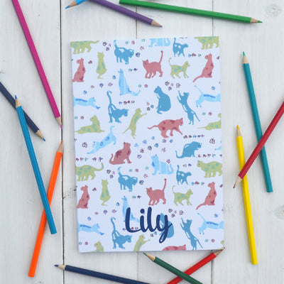 Personalised Journal Drawing Book - Animal Designs