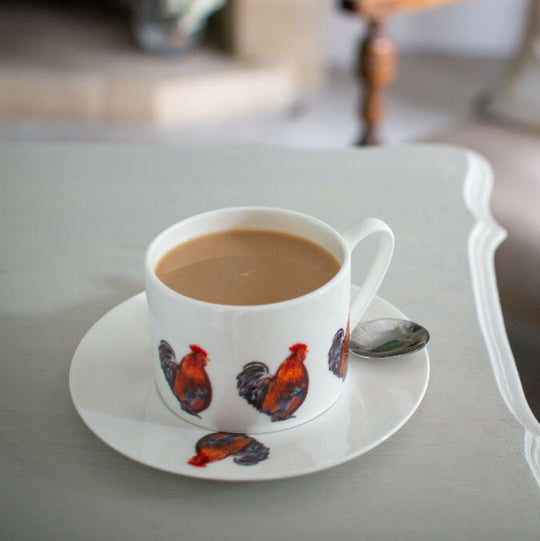 Rooster Cup & Saucer