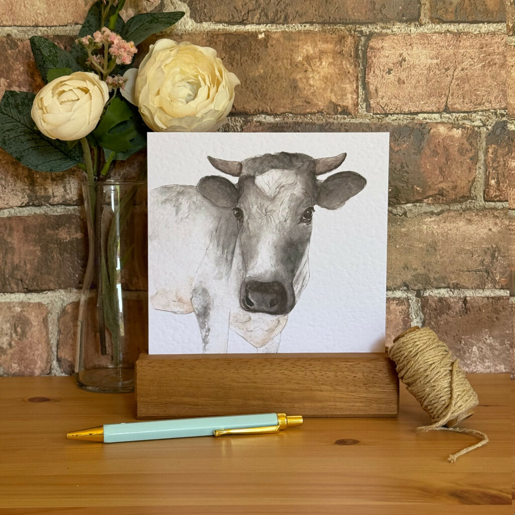 Albion Cow Greeting Card