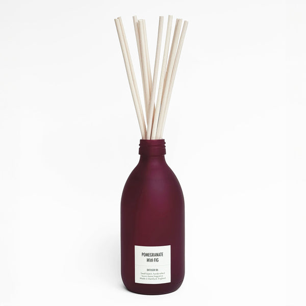 Pomegranate With Fig - Scented Reed Diffuser (Super-Long Lasting | Plant-based)