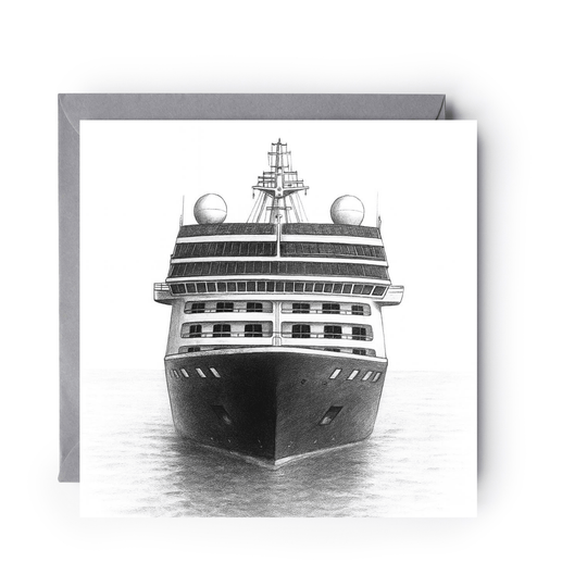 Cruise Ship Greeting Card