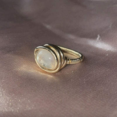 Moonstone 12ct Gold Filled Ring