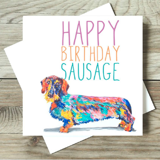 Happy Birthday Sausage Card