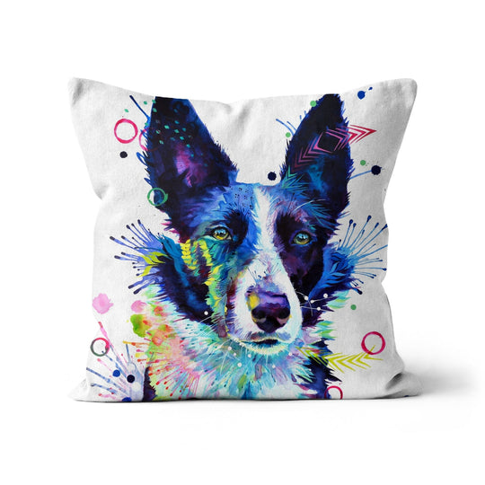 Jess the Border Collie Cushion