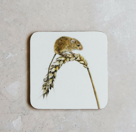 Set of 4 Harvest Mouse Coasters