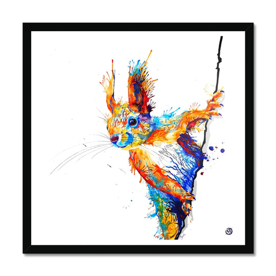 Percy the Squirrel Framed Print