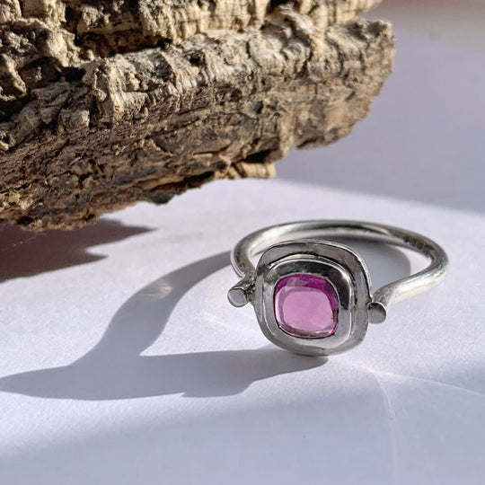 Rhodolite Garnet Ring