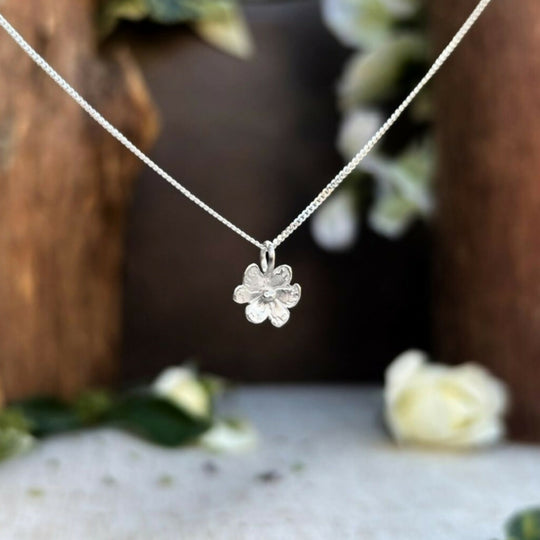 Silver Blossom Necklace