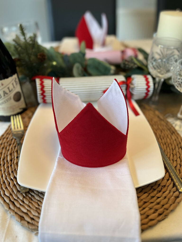 Luxury Velvet Christmas Cracker Hats/Crowns Eco and Reusable - 8 Colours
