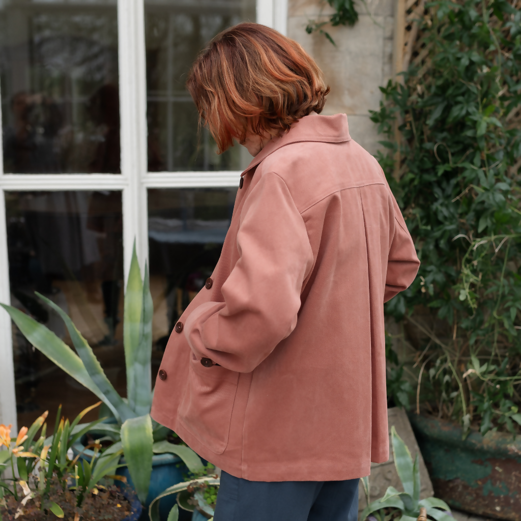 Jack Sanded Jacket in Faded Rose